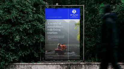 UN Tourism's new brand identity symbolizes dynamism and people-first approach