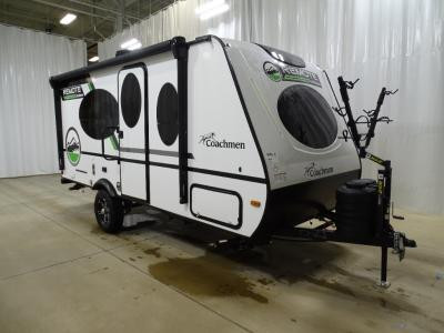 Interior of a Coachmen RV Remote travel trailer with bunkhouse and Murphy bed