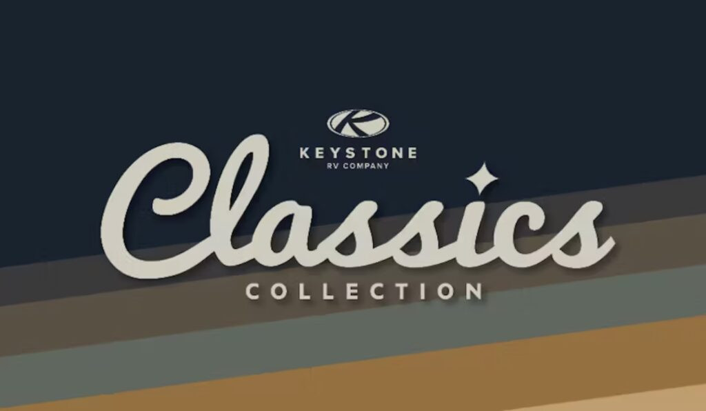Keystone's Classics Collection showcases lighter, smaller RV versions designed to lower costs.