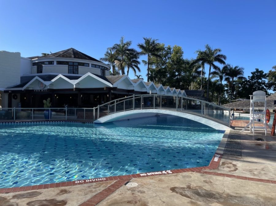 Scenic view of a Jamaican resort