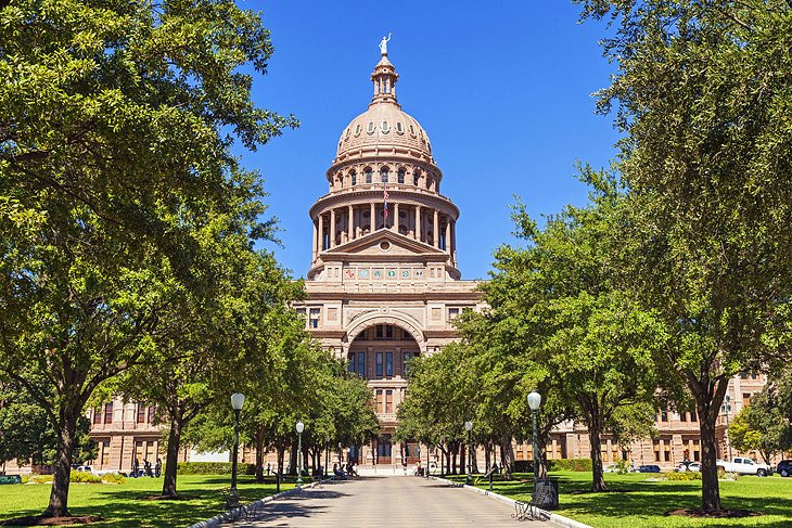 The Texas State Capitol in Austin, Texas