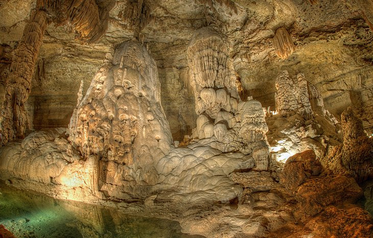 Natural Bridge Caverns in Texas