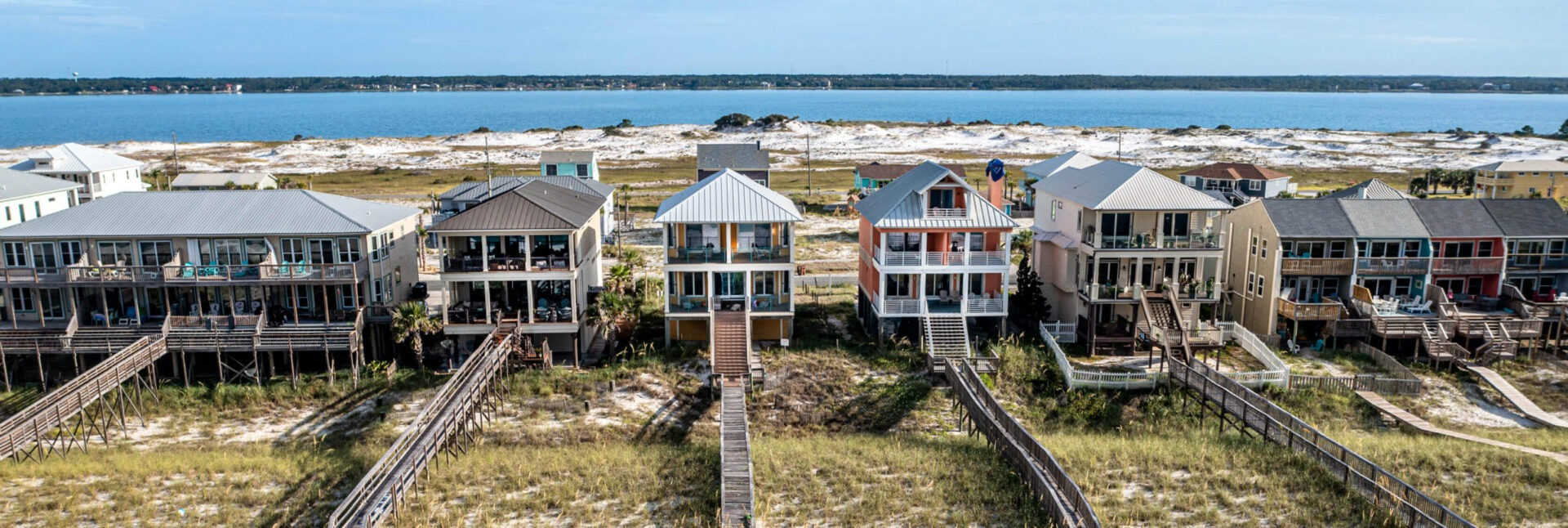 Selection of vacation rental options available near Navarre Beach, Florida
