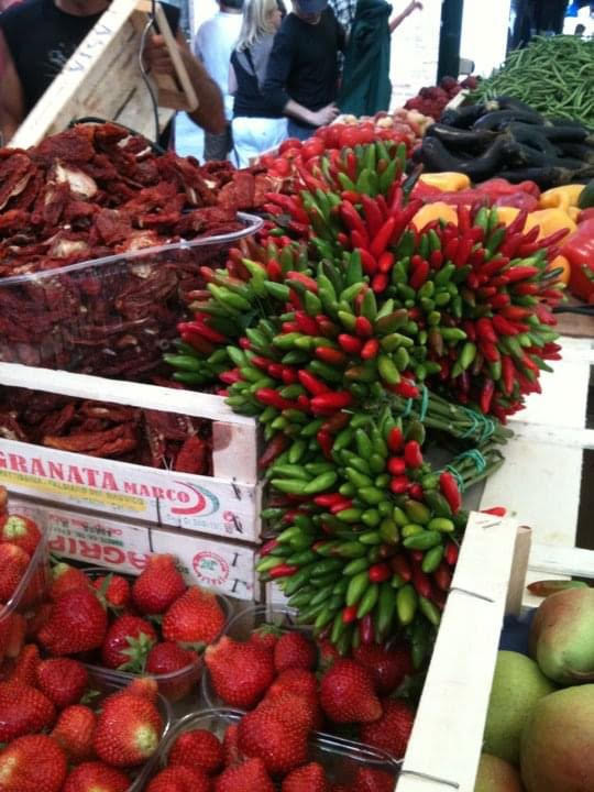 Fresh goods at Venice market