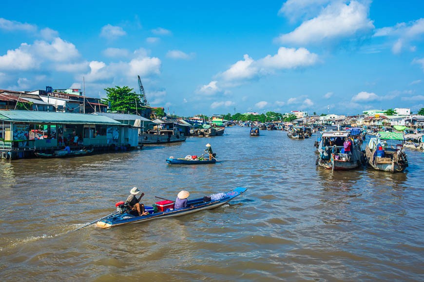 Mekong Delta in Vietnam