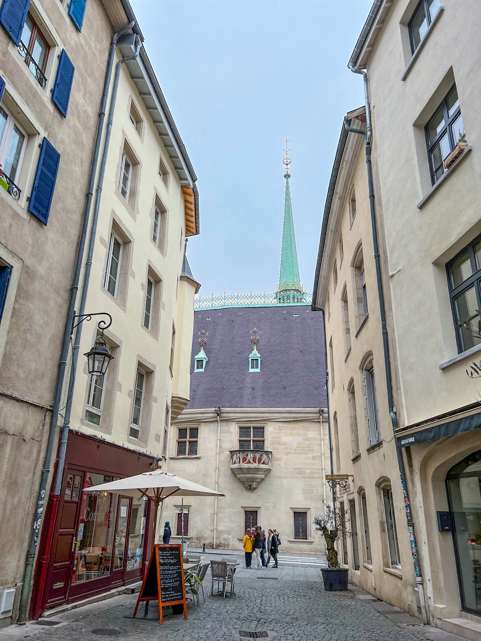 The Palace of the Dukes of Lorraine in Nancy, featuring its Gothic-style architecture