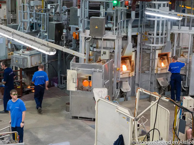 Visit to the crystal factory Saint-Louis