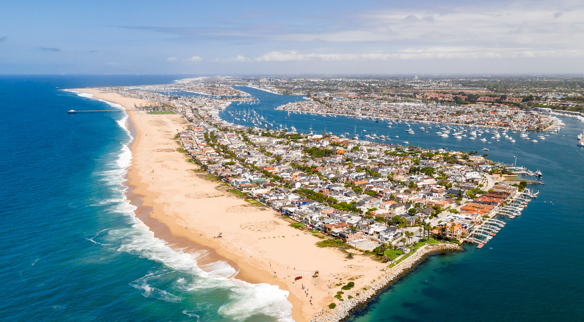 Enjoying Newport Beach's stunning coastline