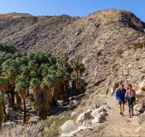 Couple hiking