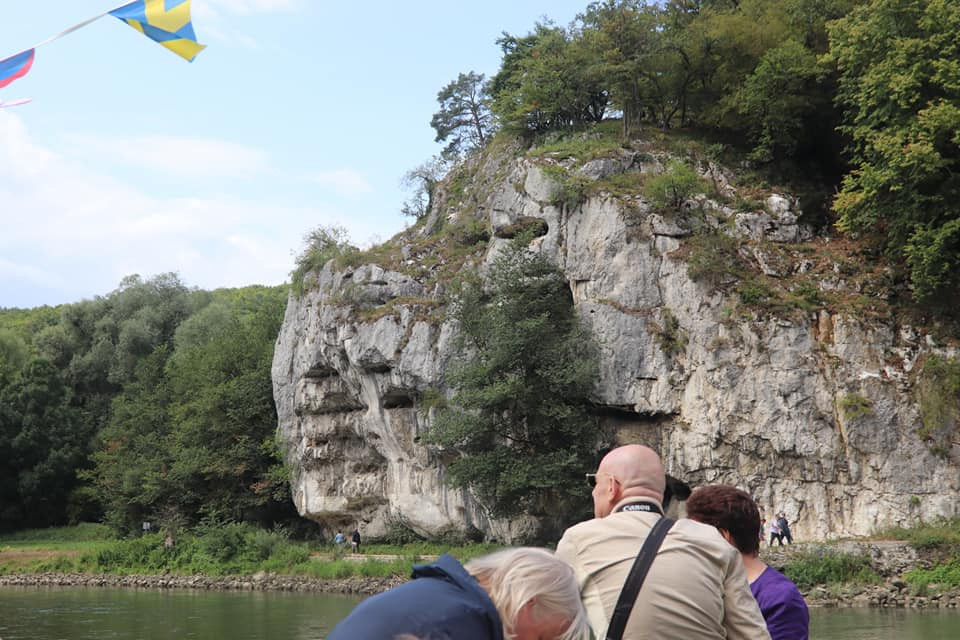 Bee-Hive stone on the bank of Danube river