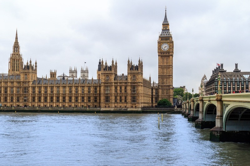 Big Ben on the River Thames sunset