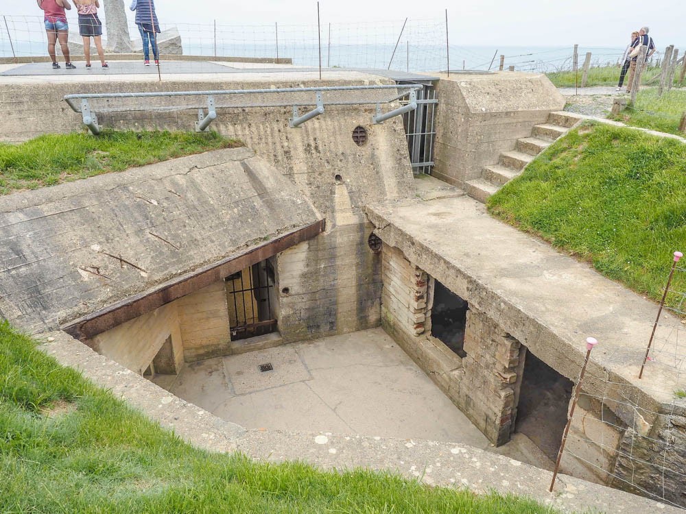 What to see at Omaha Beach, Normandy, France: Pointe du Hoc German Bunker