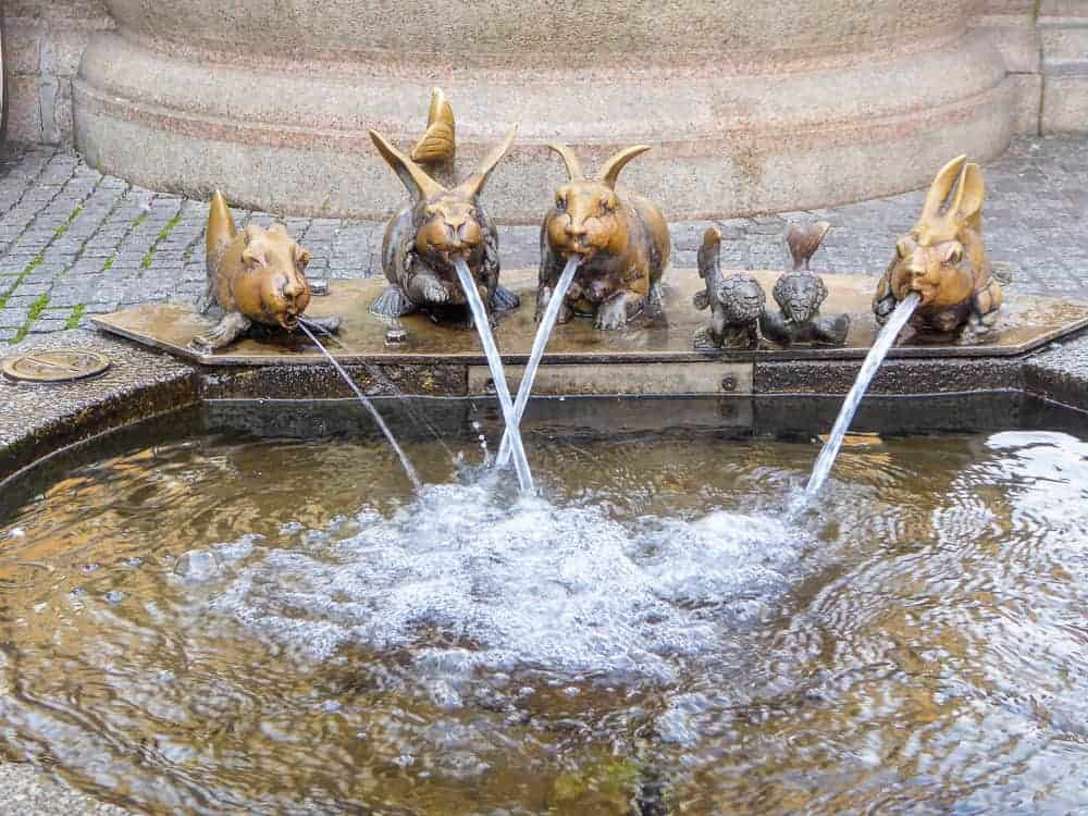 Whimsical fountains decorate Constance’s public squares, adding a touch of charm and artistry to the city's urban landscape
