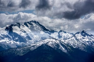 Whistler, British Columbia during winter offering various winter sports and activities