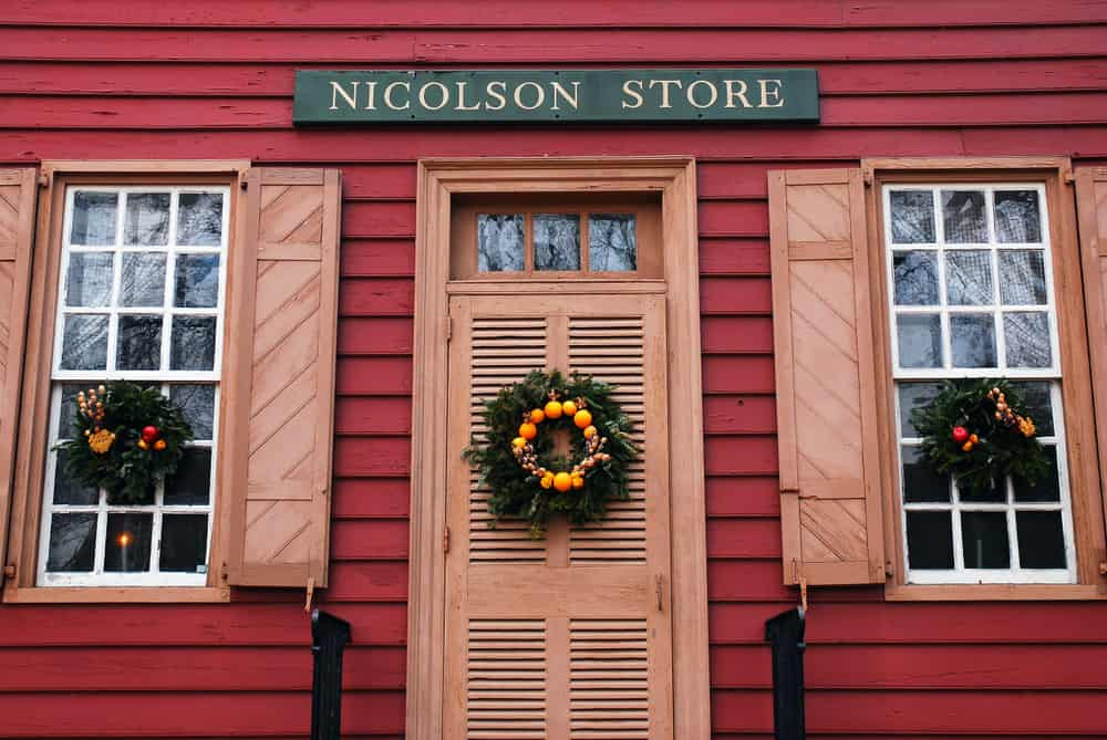 Williamsburg Virginia in the winter