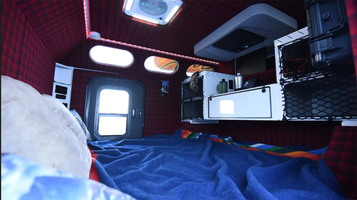 Inside the Mammoth Overland WLY Mammoth trailer