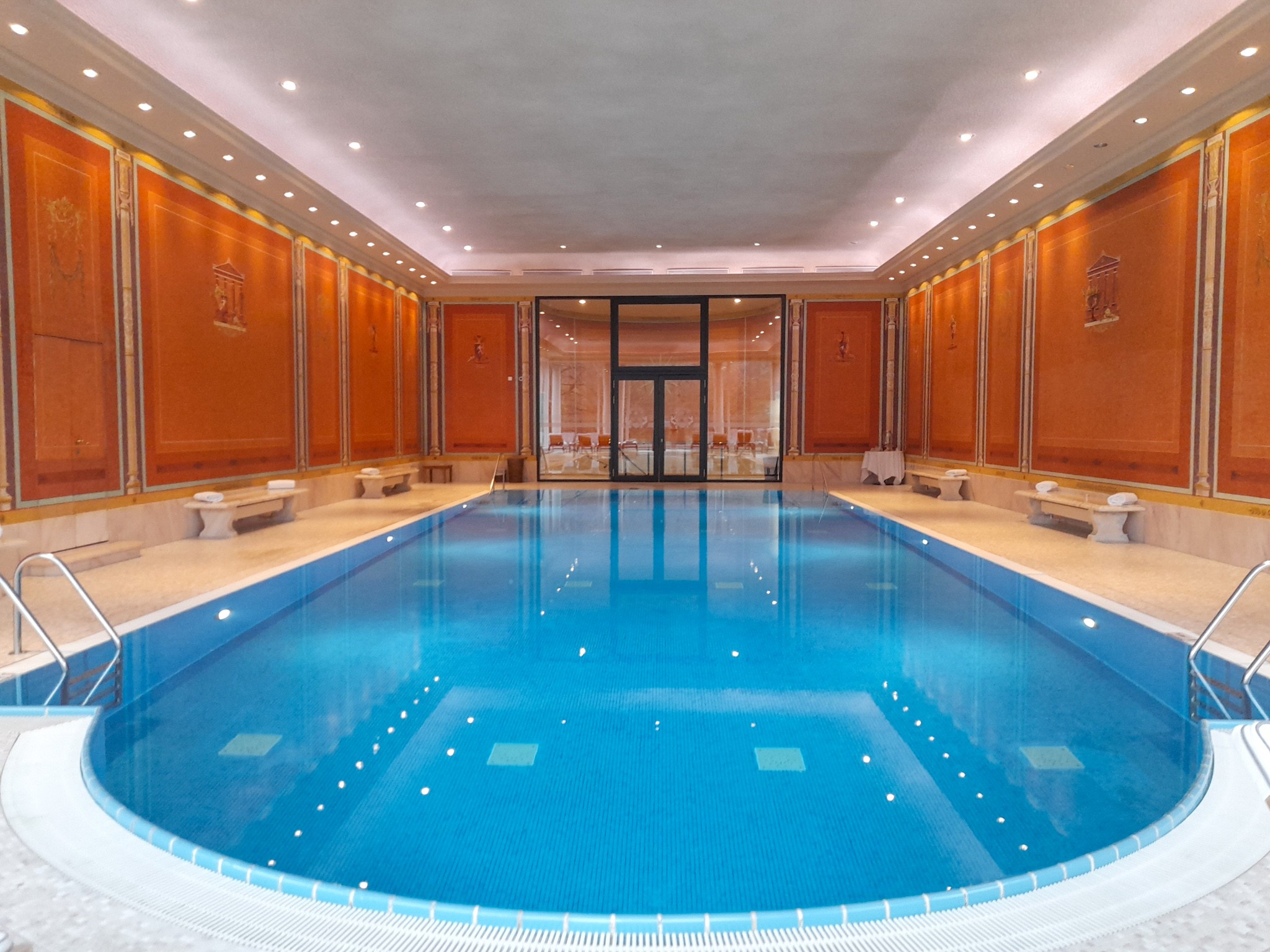 Inside one of the thermal spas in Baden Baden
