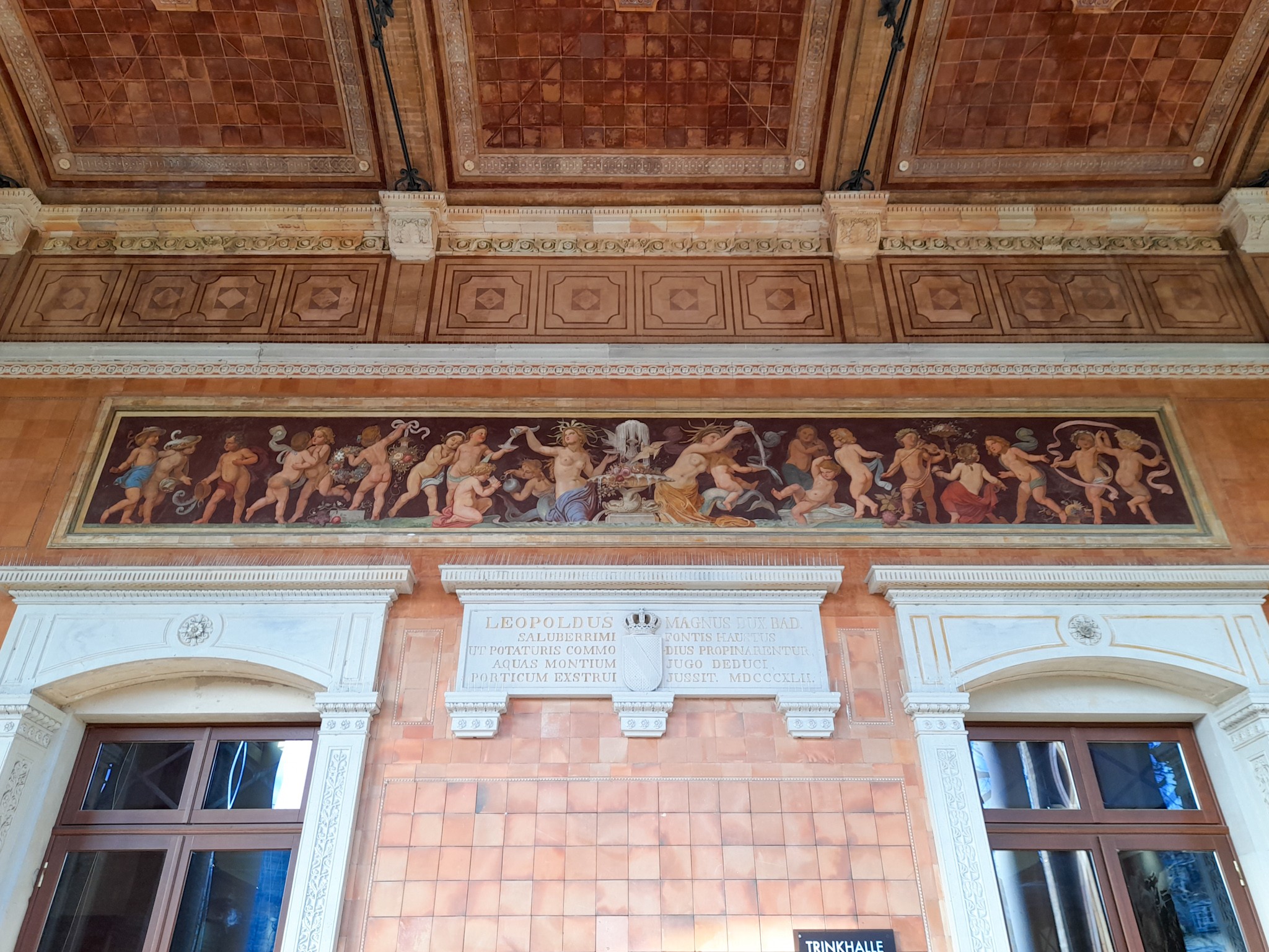 The murals at the Trinkhalle