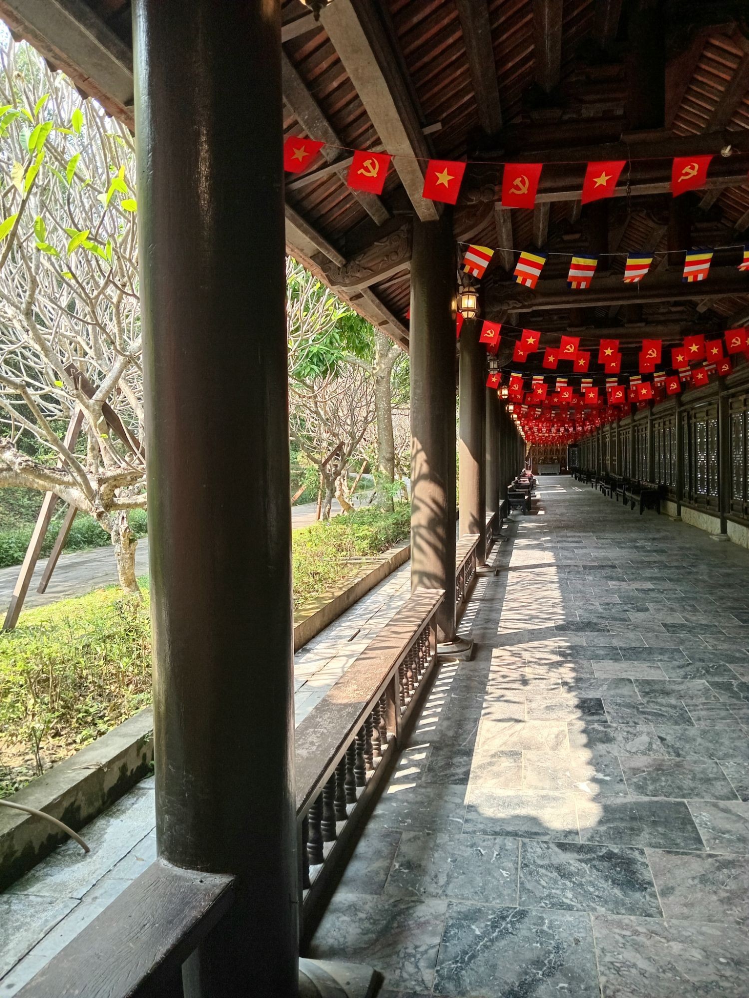 Exterior view of Bai Dinh temple complex