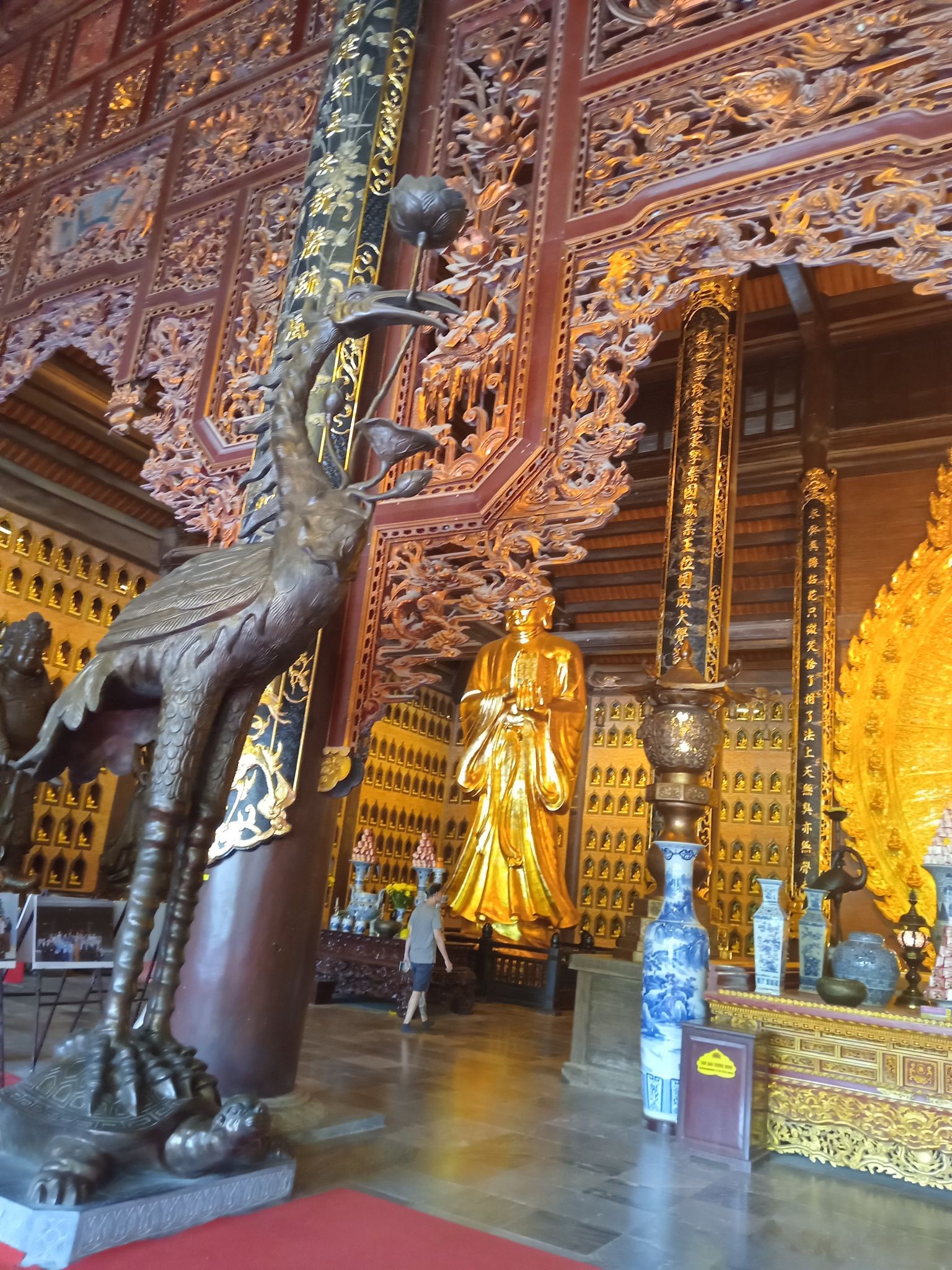 Statue of Ananda, a main disciple of Buddha
