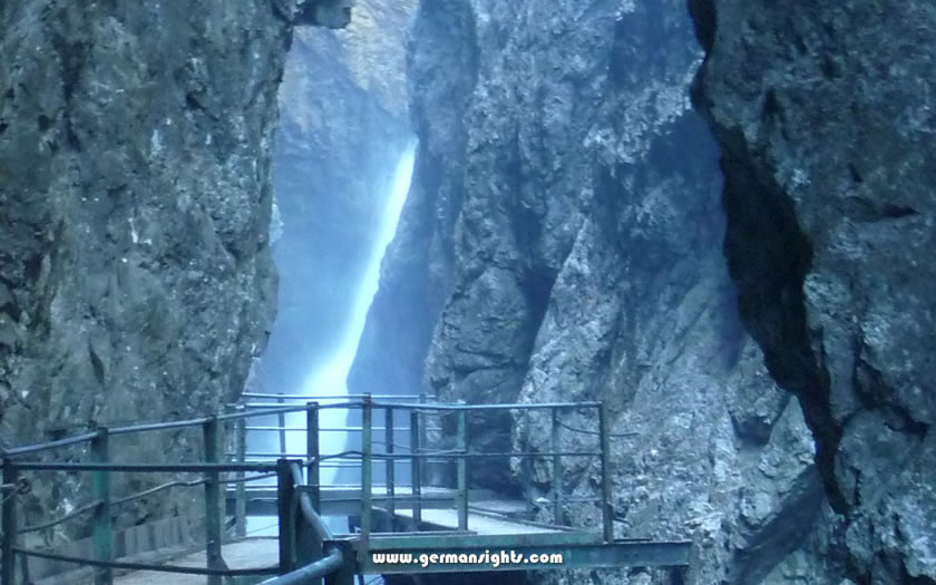 The Leutaschklamm gorge outside Mittenwald