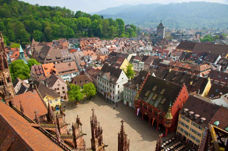 Freiburg im Breisgau, a city nestled in the Black Forest