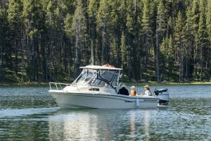 Fishing Boat Yellowstone Lake