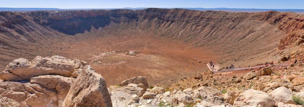 Meteor Crater in northern Arizona