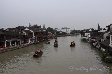Fangsheng Bridge Overlooking the Dianpu River in Zhujiajiao