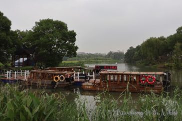 Zhujiajiao Waterfront View of Historical Buildings