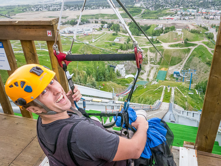 Ziplining in Calgary